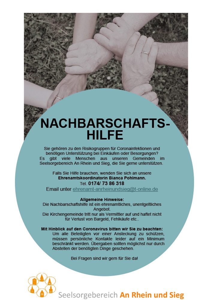 Nachbarschaftshilfe im Pfarrverband An Rhein und Sieg